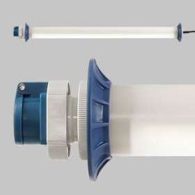 Luminaire tubulaire, 230V, IP54, classe I, 1 panneau LED, 5m de câble,|Sonlux-OUX68A10100-0062