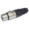 FXF/CH - Female XLR connector - Chromium plating