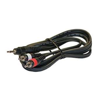 CL-30/1,5 - 2x4 1 Male stereo Jack 3.5 / 2xMale RCA - 1,5 m|Sonoprof-ONF00016057