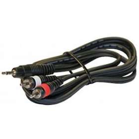 CL-30/1,5 - 2x4 1 Male stereo Jack 3.5 / 2xMale RCA - 1,5 m|Sonoprof-ONF00016057