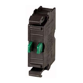 Elément de contact, 1F, Fixation par l'avant|Eaton industries-EONM22-K10