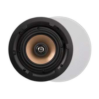 HPRO525 (2pc) enceinte hifi extérieur encastrable ronde, blanc option noir|Sonoprof-ONF00002595