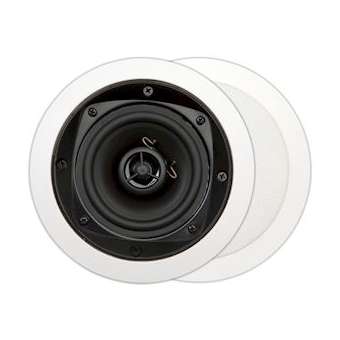 MDC501 (2pc) Enceinte hifi basic encastrable ronde, blanc,88dB à 1W/1M|Sonoprof-ONF00000020