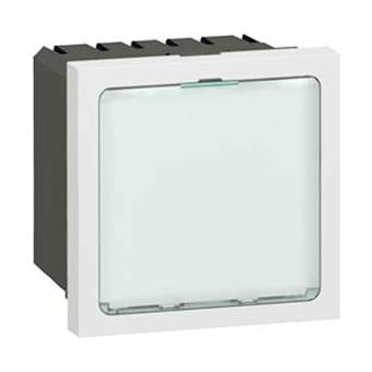 Signalétique lumineuse à LEDs blanches Mosaic - 1 état - 2 modules - blanc|Legrand-LEG078520