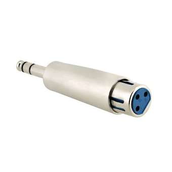 Adaptateur stéréo jack 6,35mm XLR femelle|Gigamedia-GGMPAKAJXLRF