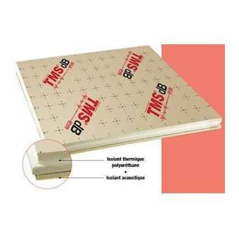 Isolant thermo-acoustique pour sol - TMS dB 1200x1000x27mm R 1,00 m².K/W|Soprema-EFSTMSDB25+2MM1200X1000