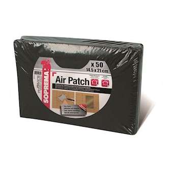 AIR PATCH Patch adhésif pour l étanchéité à l air - 50 patchs de 21 x 14,5 cm|Soprema-EFSAIRPATCH