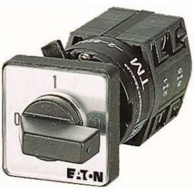 Inter. Marche-Arrêt, Contacts: 2, 10 A, à accrochage, encastré|Eaton industries-EONTM-1-8291-E