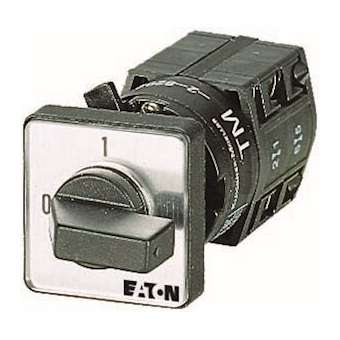 Inter. Marche-Arrêt, Contacts: 2, 10 A, à accrochage, encastré|Eaton industries-EONTM-1-8291-E