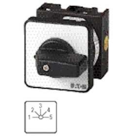 Commutateur à gradin, Contacts: 10, 20A, 1-5, 45DEG, à accrochage, encastré|Eaton industries-EONT0-5-15139-E