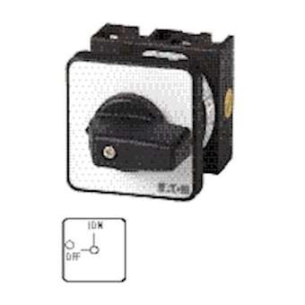 Inter. Marche-Arrêt, tripolaire, 20 A, 90 DEG, Montage encastré|Eaton industries-EONT0-2-1-E