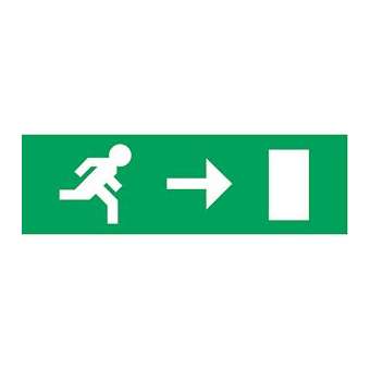 Etiquette H 7 Flèche DRTPTDRO|Eaton Luminox-LUM10403