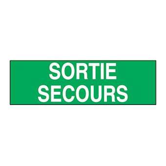 Etiquette H 7 SORTIE SECOURS|Eaton Luminox-LUM10406