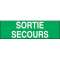 Etiquette H 7 SORTIE SECOURS