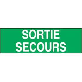 Etiquette H 7 SORTIE SECOURS|Eaton Luminox-LUM10406