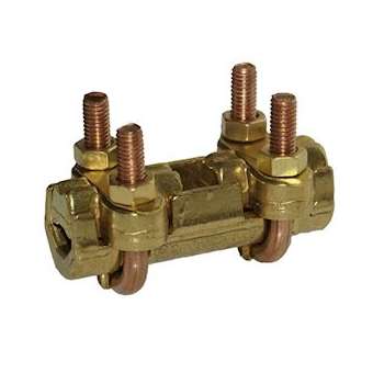 CG 10-70 B (RD10-70B)-Raccord droit à bride avec étrier bronze-S: 10-70²-6702565|TE Connectivity ( Ex Tyco Simel )-TYS045620