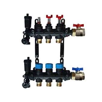 Collecteur matériau de synthèse MONOBLOC - 3 Circuits|Tec control-TETCOLLMSCPB16-3