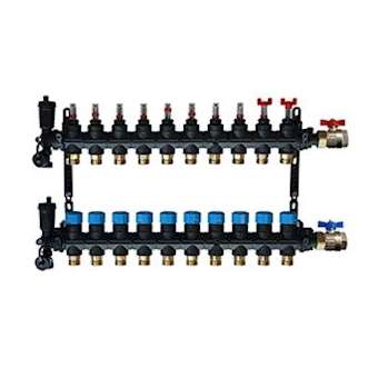 Collecteur matériau de synthèse MONOBLOC - 10 Circuits|Tec control-TETCOLLMSCPB16-10