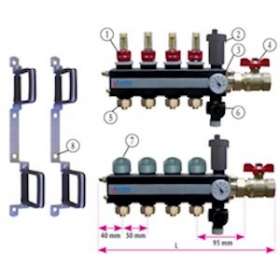 COLLECTEUR COMPLET 7 DEP MS RACC HORIZ|Tec control-TETCOLLMSH7