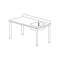 Table du chef gamme 600, modèle avec bac à droite.
