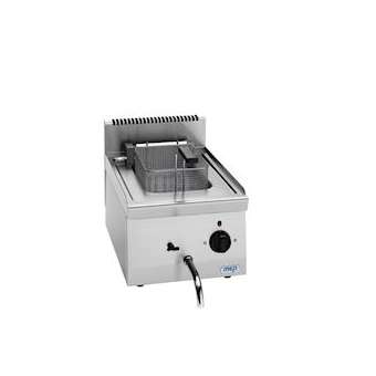 Friteuses électriques, 1 cuve, 8 litres. Carrosserie en acier inox.|Tecnox by giorik-TXGLFE4783