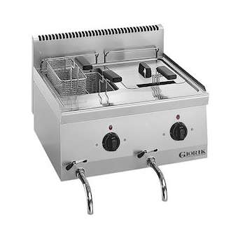 Friteuses électriques, 2 cuves, 8 litres|Tecnox by giorik-TXGLFE6783
