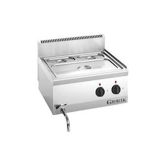 Bains-marie GN 1/1 + 2 x GN 1/4 Dimensions (LxPxH) mm: 600x600x430|Tecnox by giorik-TXGLBE6711