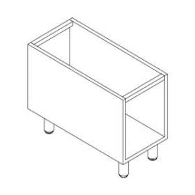 Soubassement, 400x700x650. Carrosserie en acier inox.|Tecnox by giorik-TXGBV720G