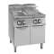 Friteuses électriques, commandes électromécaniques, 2x17 L