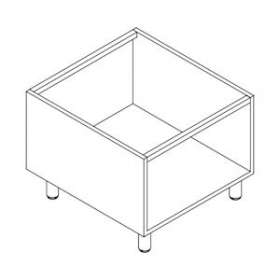 Soubassements, 800x835x650. Carrosserie en acier inox.|Tecnox by giorik-TXGBV940G