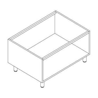 Soubassements, 1200x835x650. Carrosserie en acier inox.|Tecnox by giorik-TXGBV960G