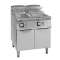 Friteuses électriques, commandes électroniques, 2x21 L