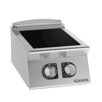 Eléments plaques à induction, 2 feux. Carrosserie en acier inox.|Tecnox by giorik-TXGCI720T