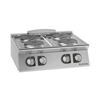 Eléments plaques électriques rondes, 4 feux|Tecnox by giorik-TXGCE74TT