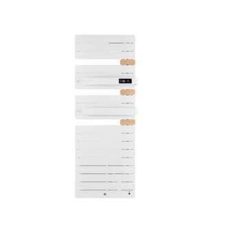 Sèche-serviettes Allure 3 virtuose mat droite avec soufflerie 1750W blanc granit|Thermor-EET483097