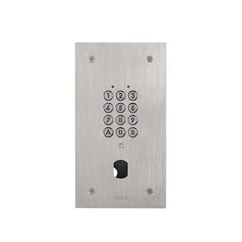 Clavier enc. inox résist. vandal, 100 codes/2 relais, ø 25 mm sans obturateur|Aiphone-AIPCIE3A