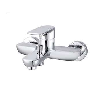Mitigeur Bain Douche DILO Chromé Mural 150 mm cartouche D35 mm Thewa|Thewa-TWADIL30