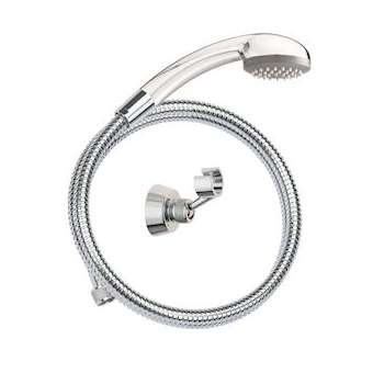 Kit douche 1 jet Cobra chromé, flexible métal 1,75m, support mural rotule|Valentin-VA291050000000