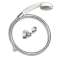 Kit douche 1 jet Cobra chromé, flexible métal 1,75m, support mural rotule