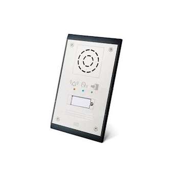 Portier IP entrée de gamme 1 touche, pictogrammes compatibles loi handicap|Tiptel-TIPHELIOSIPUNI1P