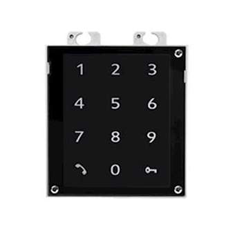 Le module permet l'ouverture de la porte par code PIN|Tiptel-TIPIPVERSOMODULECLAVIERTACT.