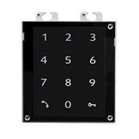 Le module permet l'ouverture de la porte par code PIN|Tiptel-TIPIPVERSOMODULECLAVIERTACT.