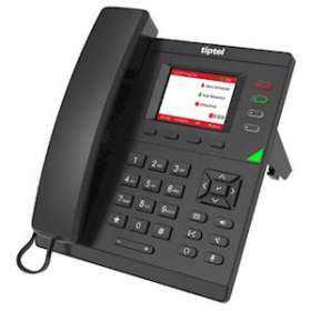 Téléphone SIP écran couleur, 4 touches, PoE|Tiptel-TIPTIPTEL3320