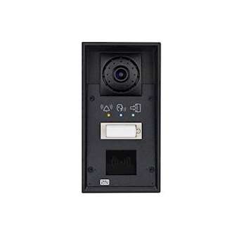 Portier IP antivandale IP65 1touche,caméra vidéo,pictogrammes loi handicap,HP10W|Tiptel-TIPHELIOSIPFORCE1CP