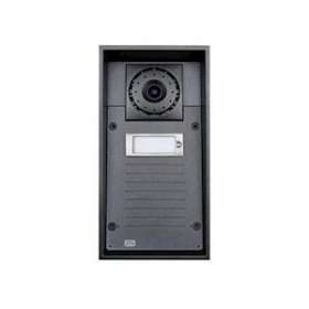 Portier IP antivandale IP65 1 touche et caméra vidéo, HP 10W|Tiptel-TIPHELIOSIPFORCE1C