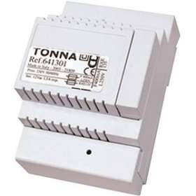 Alimentation 12 V~ / 1,5 A pour interphonie - 3 modules rail DIN - Nac & RTC|Tonna-TOQ641301