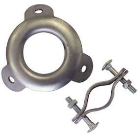 Collerette de haubanagepour mât de 50 mm avec collier de serrage|Evicom-EVCFHA0050