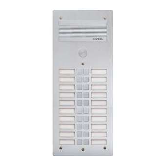 Platine de rue Série 300 audio façade Alu 4mm 20 appels|Bticino-TIC308320