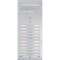 Platine de rue Série 300 audio façade Alu 4mm 20 appels|Bticino-TIC308320