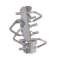 Fixation universelle compacte 4 arceaux - Mât D 30 à 50 mm - Galva|Tonna-TOQ504370